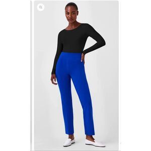 SPANX | the perfect pant kick flare cerulean blue L